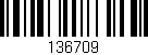 Código de barras (EAN, GTIN, SKU, ISBN): '136709'