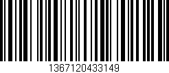 Código de barras (EAN, GTIN, SKU, ISBN): '1367120433149'