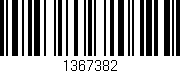 Código de barras (EAN, GTIN, SKU, ISBN): '1367382'