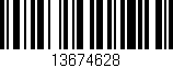 Código de barras (EAN, GTIN, SKU, ISBN): '13674628'