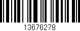 Código de barras (EAN, GTIN, SKU, ISBN): '13676278'