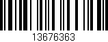 Código de barras (EAN, GTIN, SKU, ISBN): '13676363'