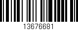Código de barras (EAN, GTIN, SKU, ISBN): '13676681'