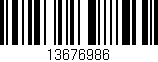 Código de barras (EAN, GTIN, SKU, ISBN): '13676986'