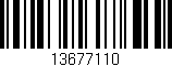 Código de barras (EAN, GTIN, SKU, ISBN): '13677110'