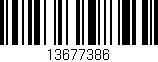 Código de barras (EAN, GTIN, SKU, ISBN): '13677386'