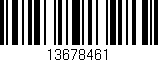 Código de barras (EAN, GTIN, SKU, ISBN): '13678461'