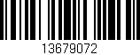 Código de barras (EAN, GTIN, SKU, ISBN): '13679072'