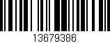 Código de barras (EAN, GTIN, SKU, ISBN): '13679386'