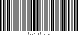 Código de barras (EAN, GTIN, SKU, ISBN): '1367_91_0_U'