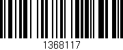 Código de barras (EAN, GTIN, SKU, ISBN): '1368117'