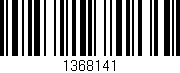 Código de barras (EAN, GTIN, SKU, ISBN): '1368141'
