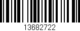 Código de barras (EAN, GTIN, SKU, ISBN): '13682722'