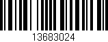 Código de barras (EAN, GTIN, SKU, ISBN): '13683024'