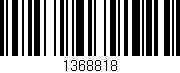 Código de barras (EAN, GTIN, SKU, ISBN): '1368818'