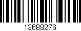 Código de barras (EAN, GTIN, SKU, ISBN): '13688276'