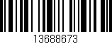 Código de barras (EAN, GTIN, SKU, ISBN): '13688673'