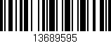 Código de barras (EAN, GTIN, SKU, ISBN): '13689595'