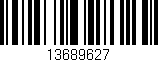 Código de barras (EAN, GTIN, SKU, ISBN): '13689627'