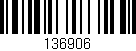 Código de barras (EAN, GTIN, SKU, ISBN): '136906'