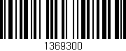 Código de barras (EAN, GTIN, SKU, ISBN): '1369300'
