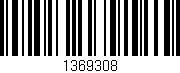 Código de barras (EAN, GTIN, SKU, ISBN): '1369308'