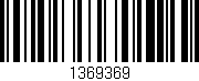 Código de barras (EAN, GTIN, SKU, ISBN): '1369369'