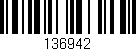 Código de barras (EAN, GTIN, SKU, ISBN): '136942'
