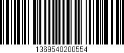Código de barras (EAN, GTIN, SKU, ISBN): '1369540200554'