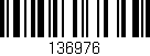 Código de barras (EAN, GTIN, SKU, ISBN): '136976'