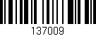 Código de barras (EAN, GTIN, SKU, ISBN): '137009'
