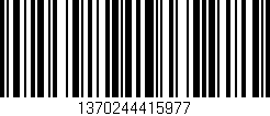 Código de barras (EAN, GTIN, SKU, ISBN): '1370244415977'