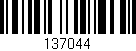 Código de barras (EAN, GTIN, SKU, ISBN): '137044'