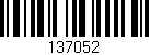 Código de barras (EAN, GTIN, SKU, ISBN): '137052'