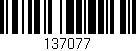 Código de barras (EAN, GTIN, SKU, ISBN): '137077'