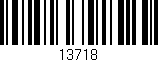 Código de barras (EAN, GTIN, SKU, ISBN): '13718'
