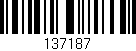 Código de barras (EAN, GTIN, SKU, ISBN): '137187'