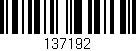 Código de barras (EAN, GTIN, SKU, ISBN): '137192'