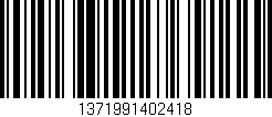 Código de barras (EAN, GTIN, SKU, ISBN): '1371991402418'