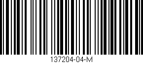 Código de barras (EAN, GTIN, SKU, ISBN): '137204-04-M'