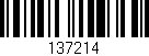 Código de barras (EAN, GTIN, SKU, ISBN): '137214'