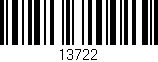 Código de barras (EAN, GTIN, SKU, ISBN): '13722'