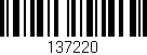 Código de barras (EAN, GTIN, SKU, ISBN): '137220'