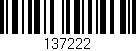 Código de barras (EAN, GTIN, SKU, ISBN): '137222'