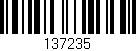 Código de barras (EAN, GTIN, SKU, ISBN): '137235'