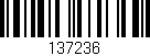 Código de barras (EAN, GTIN, SKU, ISBN): '137236'