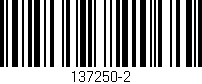 Código de barras (EAN, GTIN, SKU, ISBN): '137250-2'