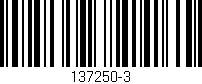 Código de barras (EAN, GTIN, SKU, ISBN): '137250-3'