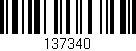 Código de barras (EAN, GTIN, SKU, ISBN): '137340'