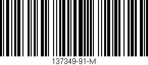 Código de barras (EAN, GTIN, SKU, ISBN): '137349-91-M'